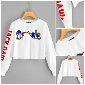 NWT Jack Daws Cropped Pullover